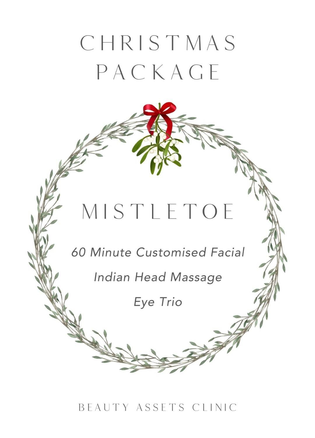 Christmas Voucher MISTLETOE PACKAGE